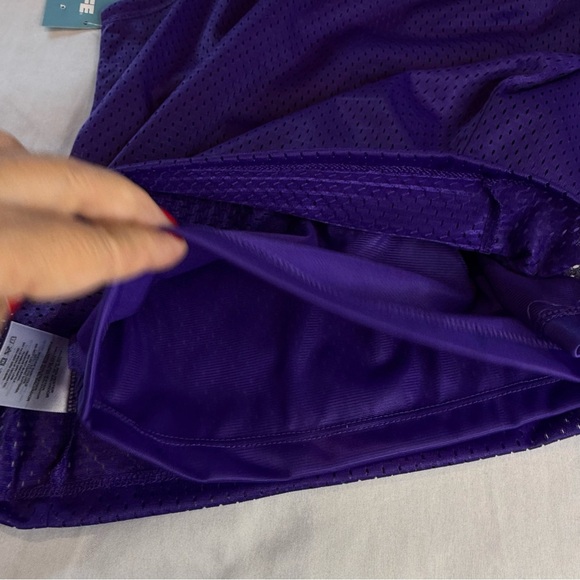 Soffe Tank Top Kids Purple Mesh size M - Picture 7 of 9